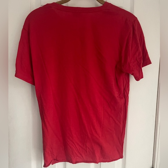 Saint Laurent Logo T-Shirt in Red Size XS - Picture 2 of 6